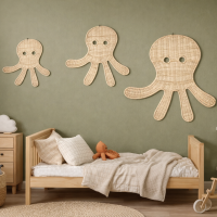 Rotan wanddecoratie Oswald